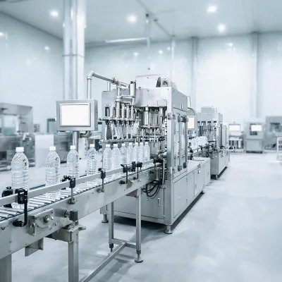 automatic beverage production line